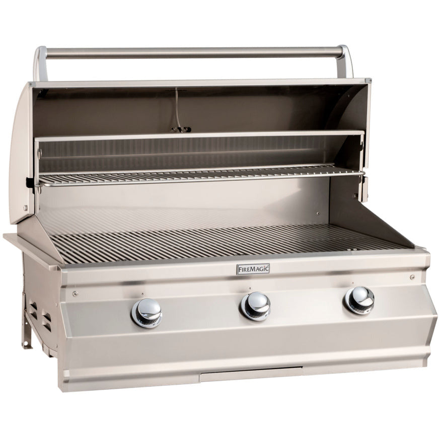 Fire Magic C650i Choice Built-in Gas Gill - with Analog Thermometer, 36" x 18" Cooking Area (648 sq. in.)