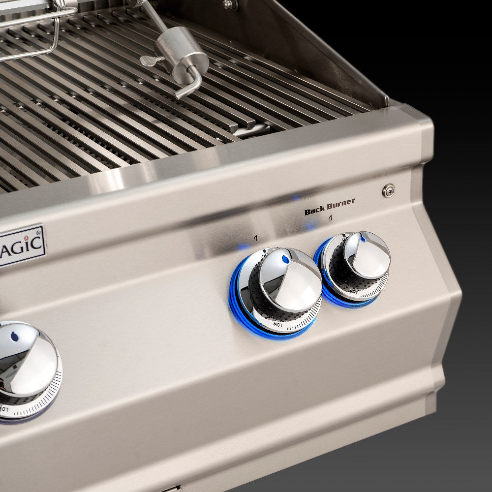 Fire Magic A540i Aurora Built-in Gas Grill with Analog Thermometer, 30" x 18" Cooking Area (540 sq. in.)