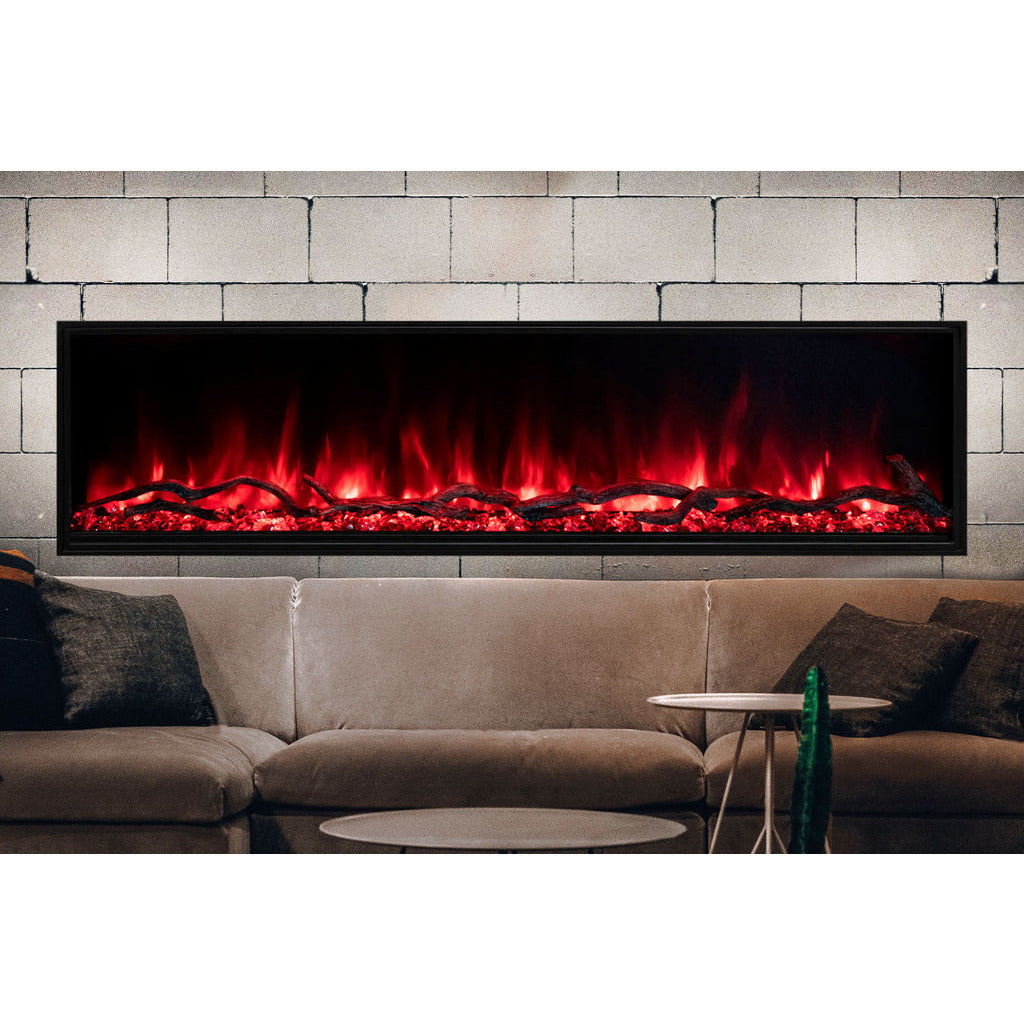 Modern Flames 80" Landscape Pro Slim Built-in Electric Fireplace