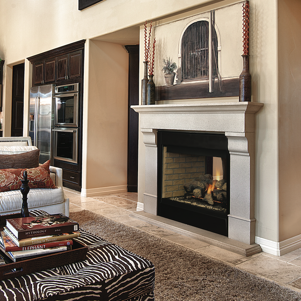 Superior DRT40ST See-Through Direct Vent Gas Fireplace - 40"