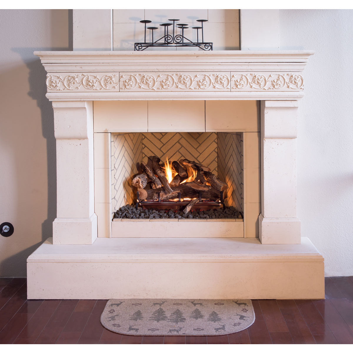 Grand Canyon Arizona Weathered Oak Vented Gas Log Set (includes Burner)