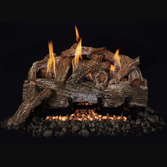 Grand Canyon Red Oak Vented Gas Log Set (includes Burner)