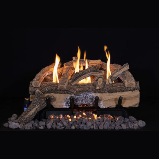 Grand Canyon Split Oak Vented Gas Log Set (includes Burner)