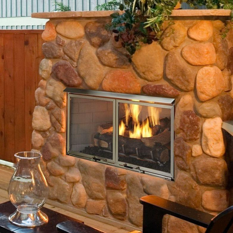 Majestic Villawood 36" Outdoor Wood Fireplace