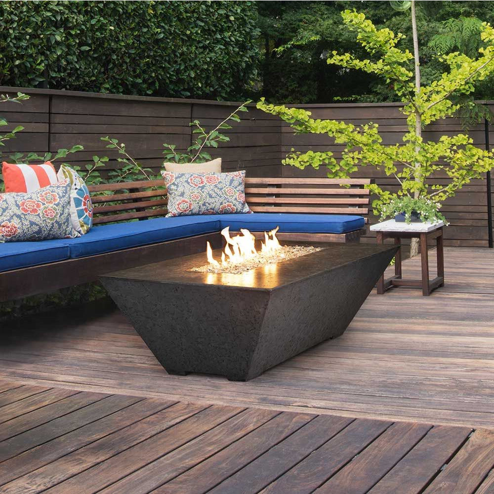 Grand Canyon Olympus Rectangular 72"L x 18"H Gas Fire Pit Table