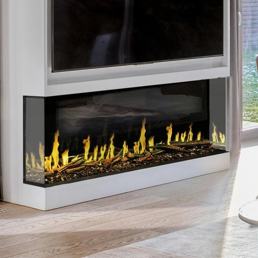 Multi-Sided Electric Fireplaces