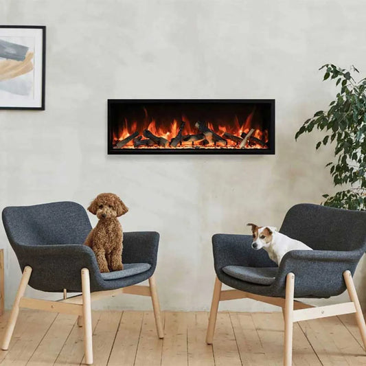 Amantii Symmetry Bespoke XT Smart Electric Fireplace - 50"