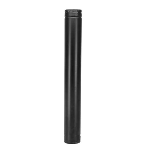 Duravent Pellevent Pro 3" x 60" Black Straight Length Pipe