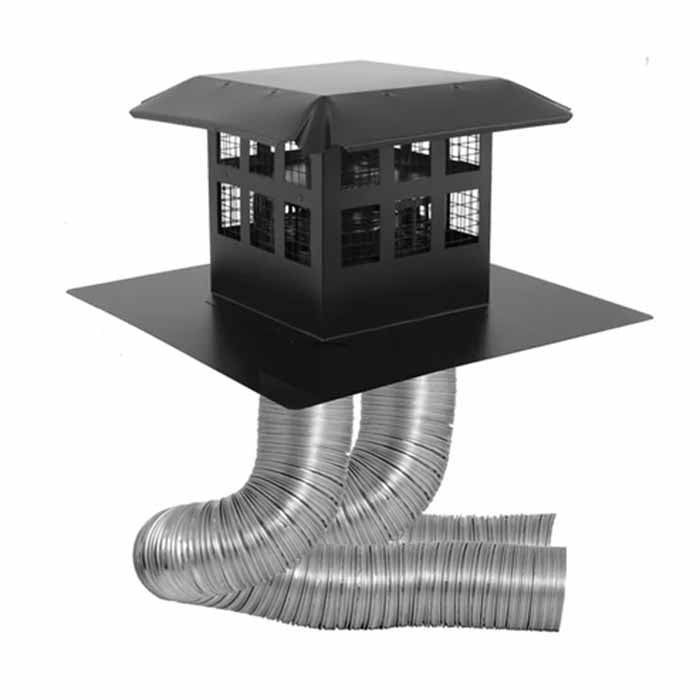 Duravent DirectVent Pro 3" x 35' Co-Linear Kit with Flex