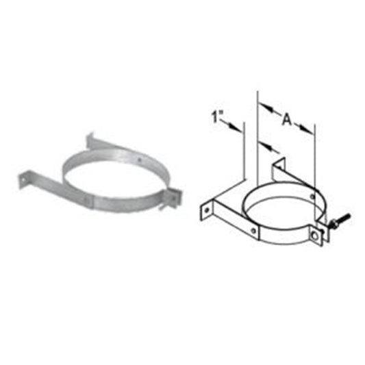 Duravent DirectVent Pro 4" x 6-5/8" Wall Strap