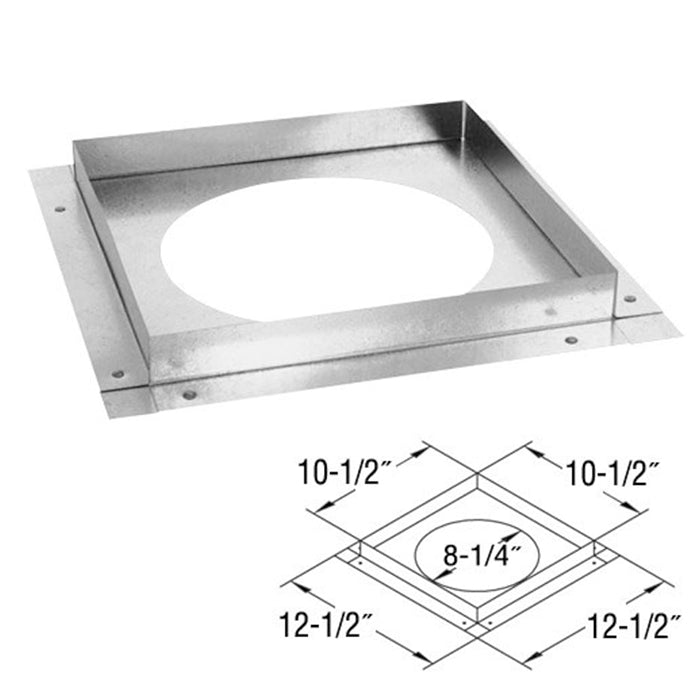 Duravent DirectVent Pro 5" x 8" Ceiling Firestop