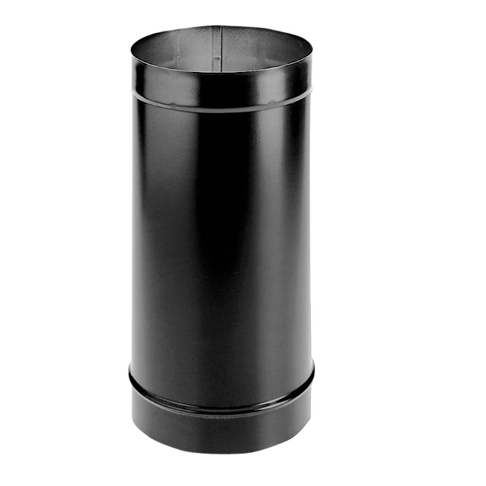 Duravent DuraBlack 6" x 24" Length Single-Wall Black Pipe