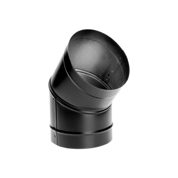 Duravent DuraBlack 6" 45º Elbow