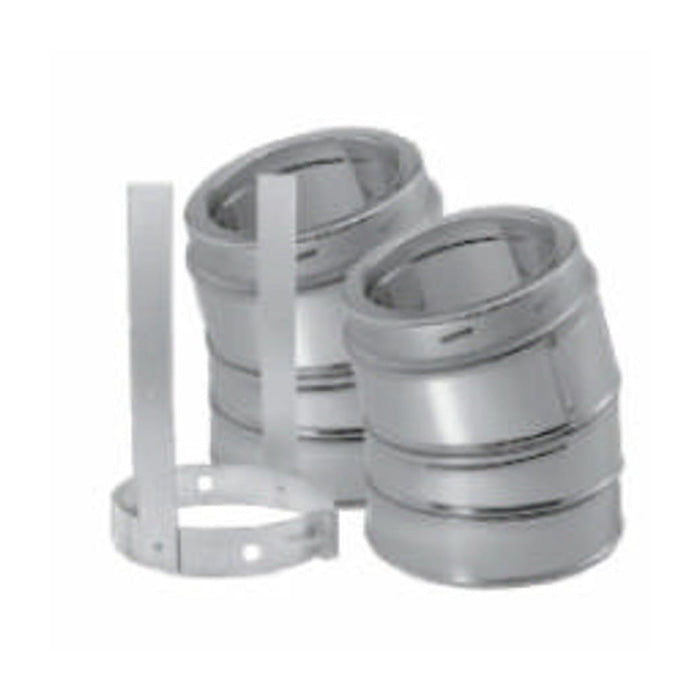 Duravent DuraTech 6" 30º Elbow Kit Stainless Steel