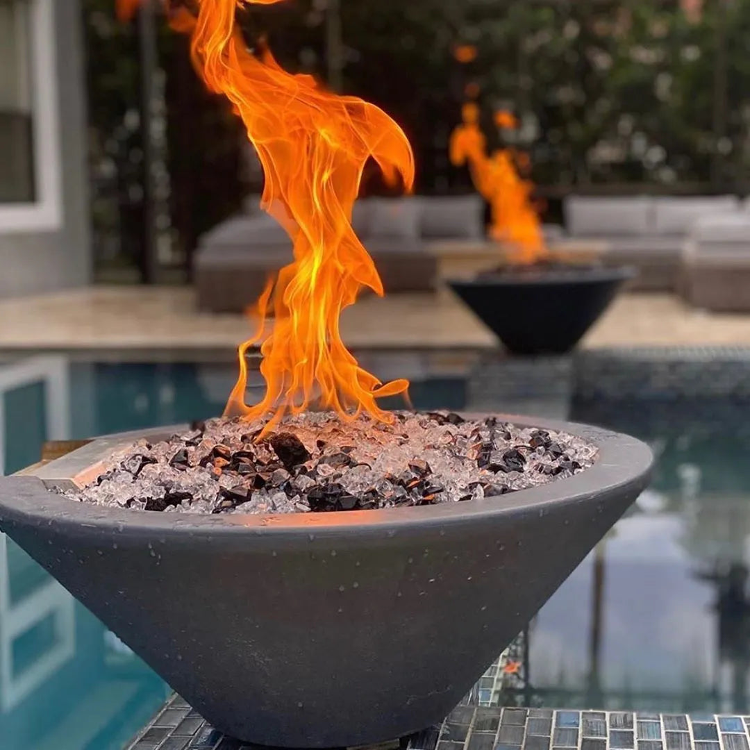 Outdoor Plus Cazo Fire Bowl - Concrete