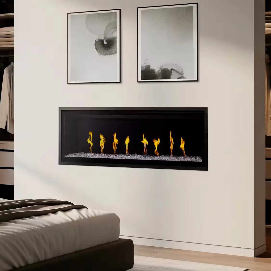 SimpliFire Allusion Edge 50" Electric Fireplace