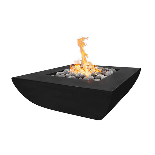 Outdoor Plus Avalon Wide Ledge Fire Pit - GFRC Concrete - 42"