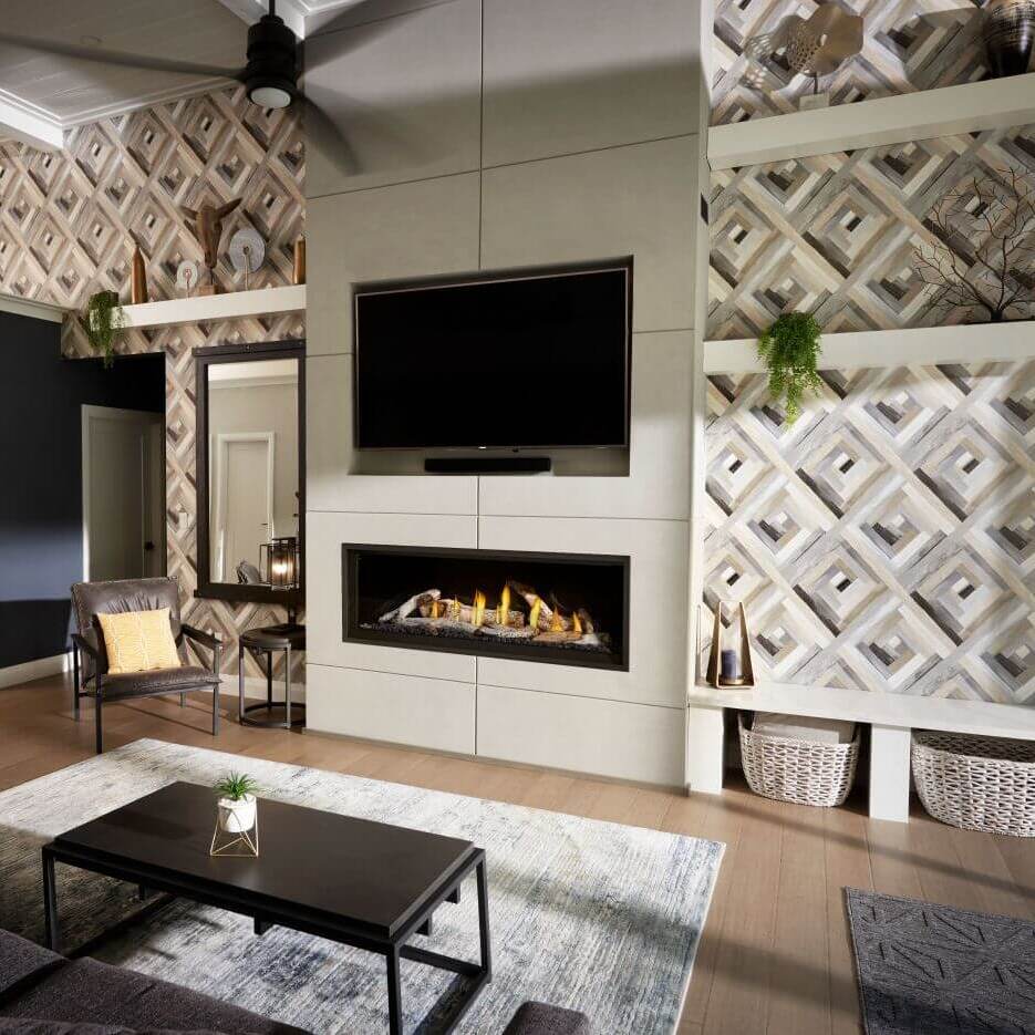 Napoleon Ascent Linear Premium Direct Vent Gas Fireplace - 56