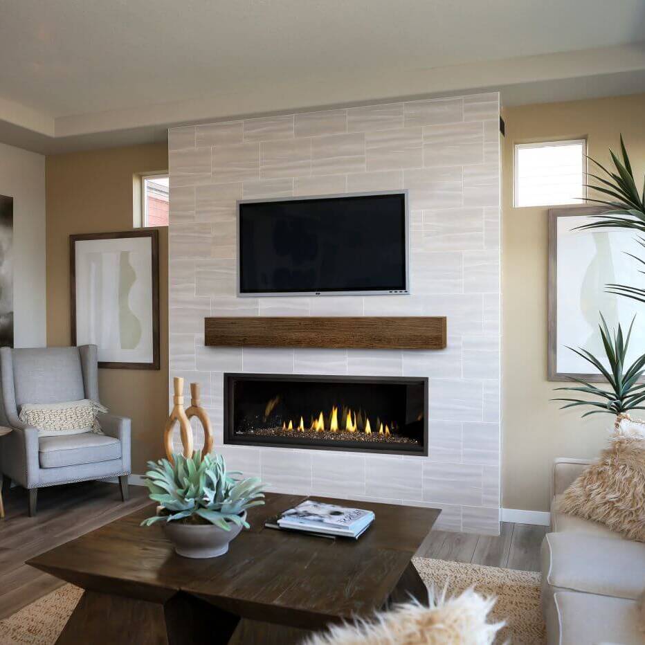 Napoleon Ascent Linear Premium Direct Vent Gas Fireplace - 56"