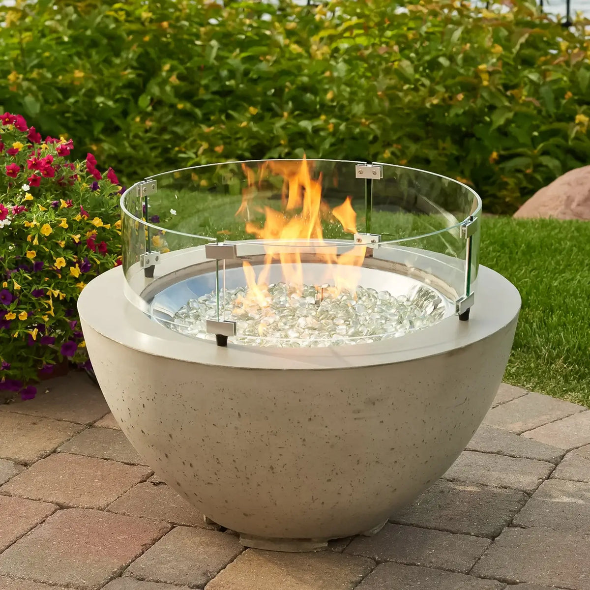 Round Fire Outdoor GreatRoom Cove Round Fire Pit Bowl – The Great Fire Company