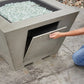 Outdoor GreatRoom Cove Square Fire Table