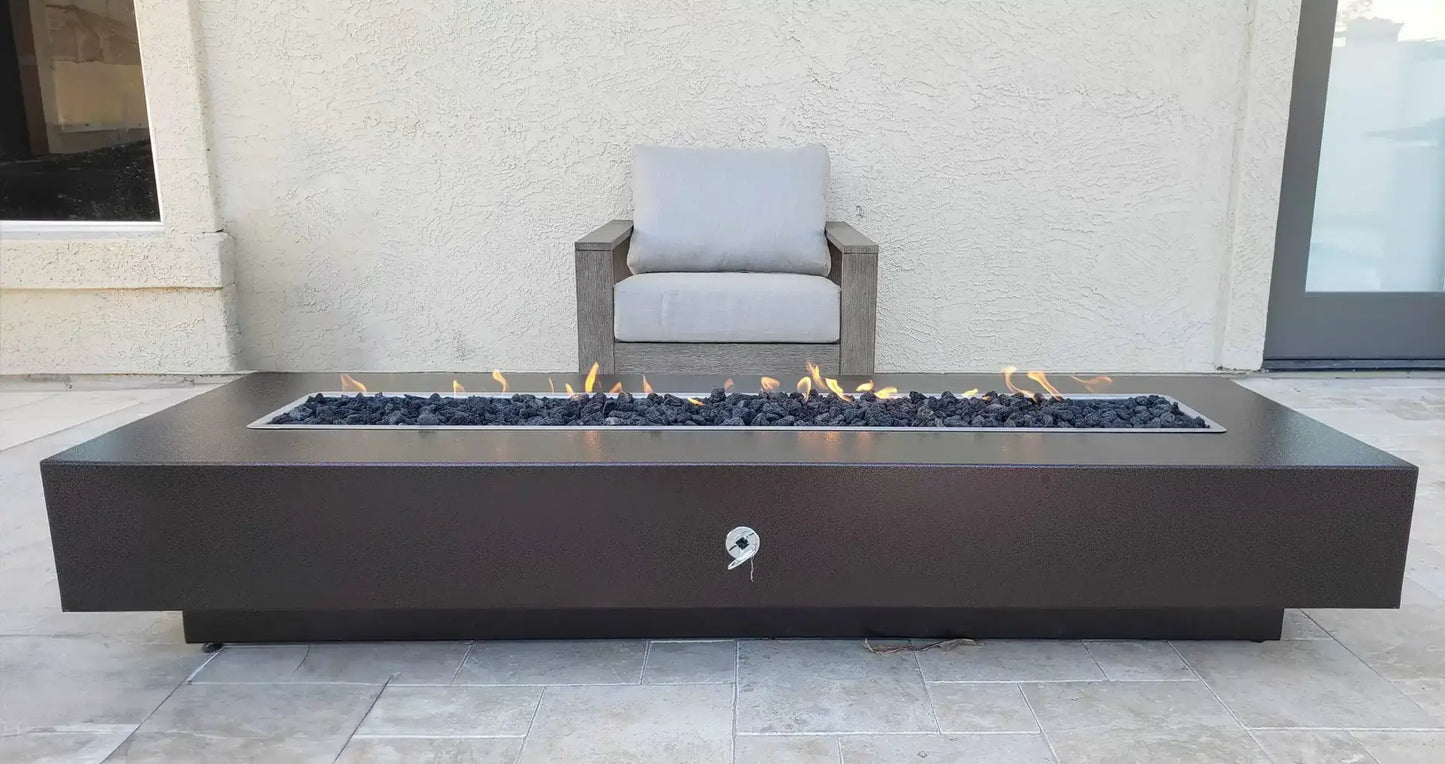 Outdoor Plus Cabo Linear Metal Fire Pit