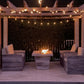 Outdoor Plus Carson Wood Grain Fire Pit