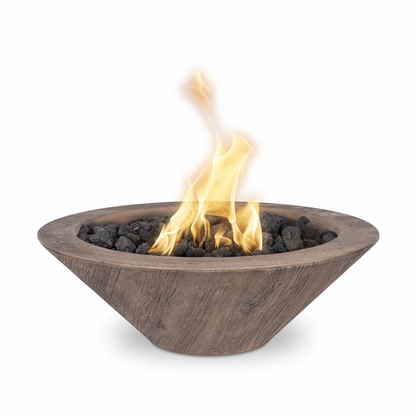 Outdoor Plus Cazo Wood Grain Fire Bowl