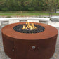 Outdoor Plus Unity Fire Pit - Corten Steel, Hammered Copper, Stainless Steel