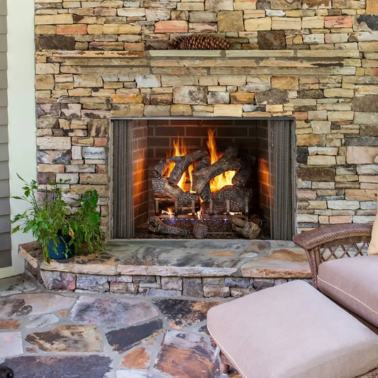 Majestic Cottagewood 36" Outdoor Wood Burning Fireplace