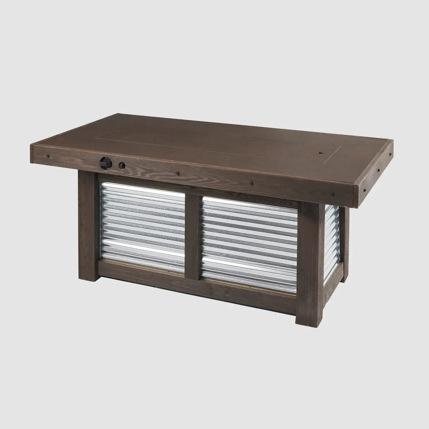 Outdoor GreatRoom Denali Brew Linear Fire Pit Table