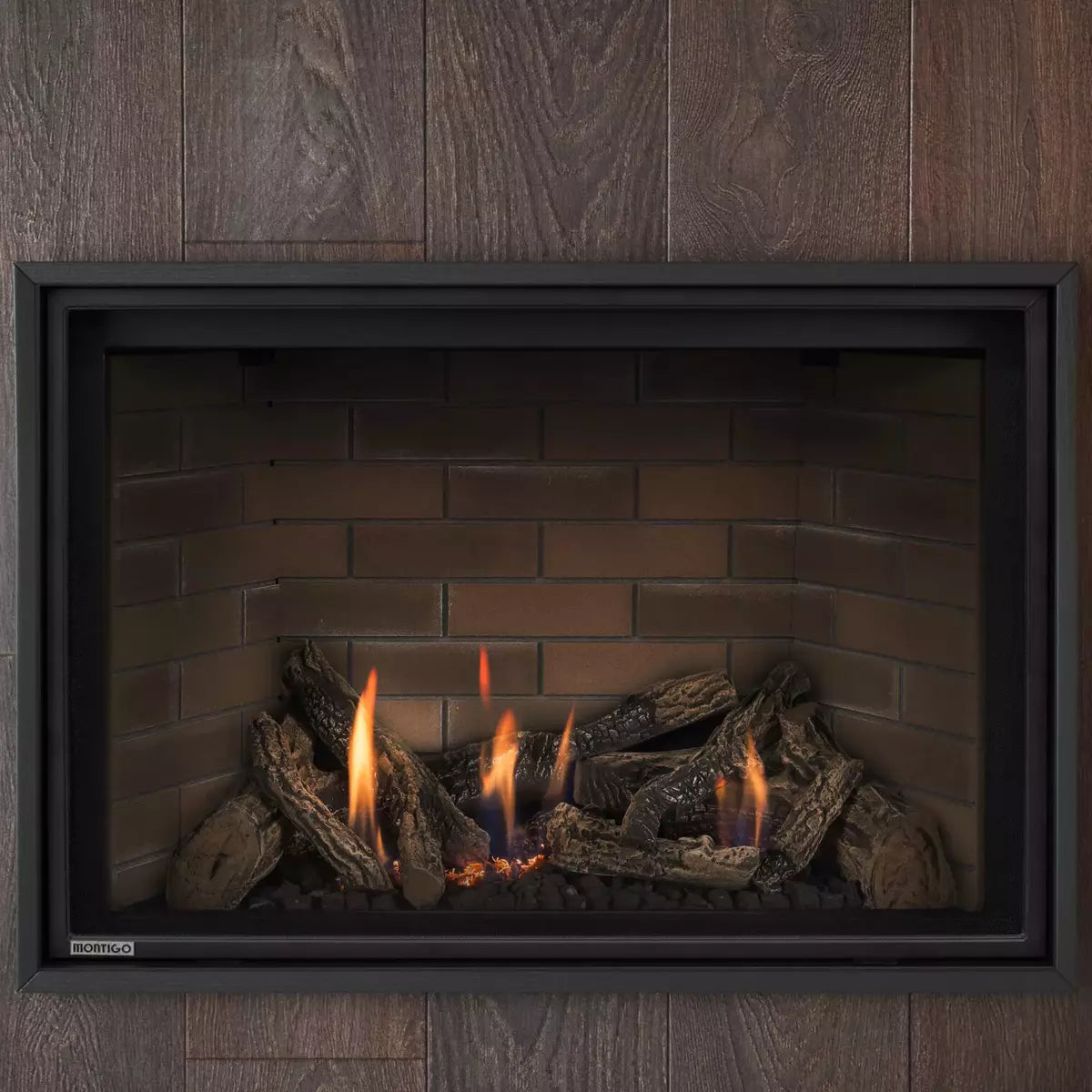 Montigo DelRay Square 46" Full Load Direct Vent Gas Fireplace - DRSQ46NI-2