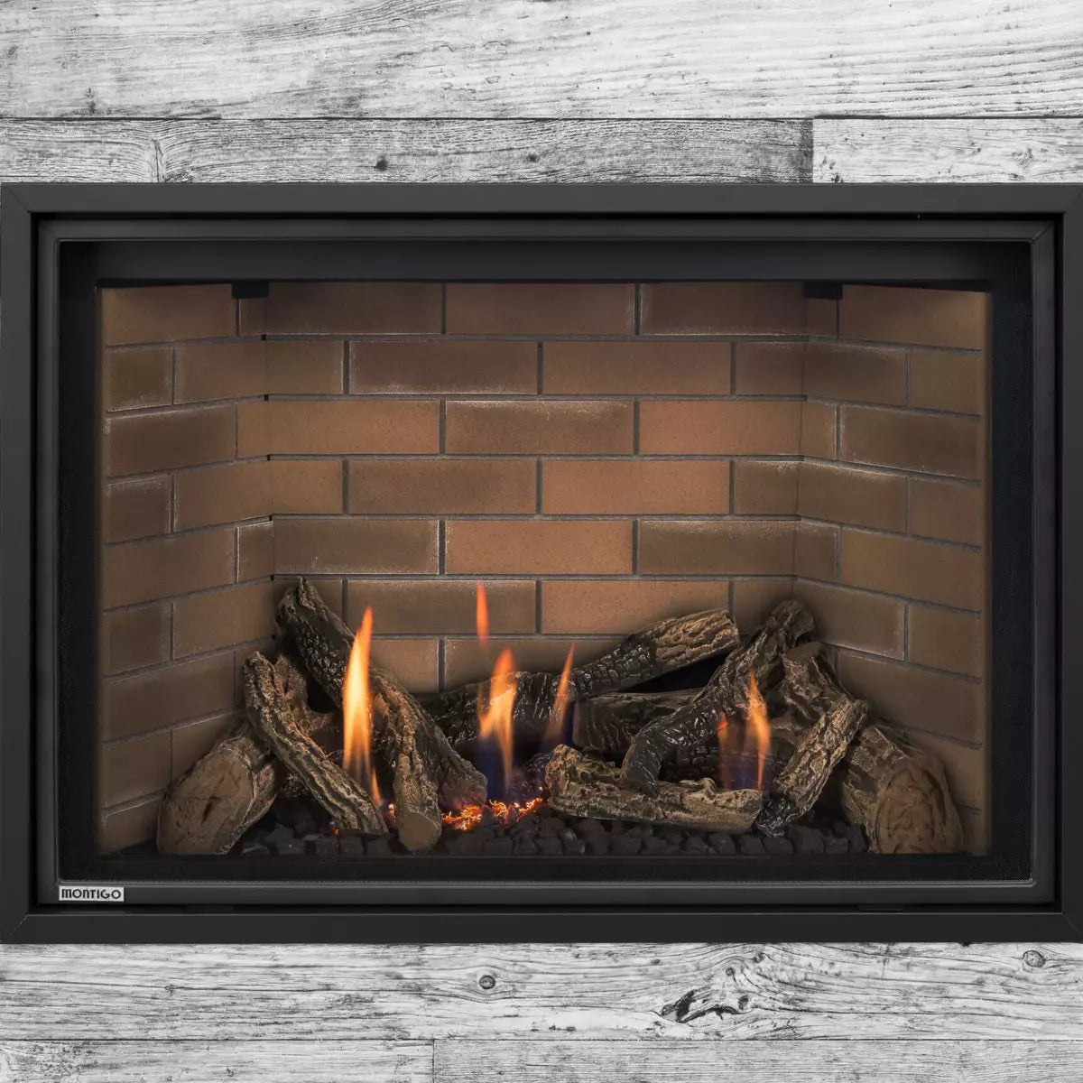 Montigo DelRay Square 46" Direct Vent Gas Fireplace - DRSQ46NI