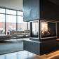 Empire Tahoe Clean-Face Peninsula 36" Direct Vent Gas Fireplace