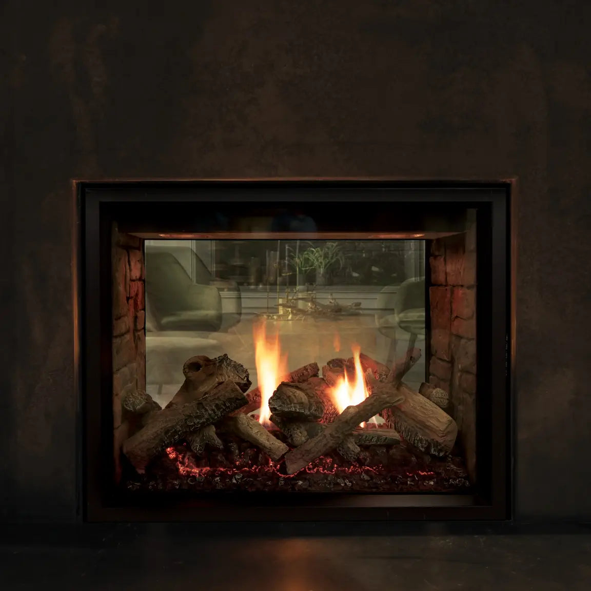 Empire Rushmore See-Through Direct Vent Fireplace - 40"