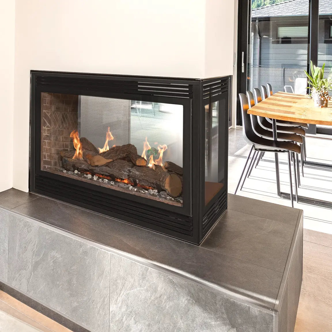 Empire Tahoe Premium Peninsula 36" Direct Vent Fireplace