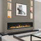 Majestic Echelon II 72" Direct Vent Gas Fireplace - with IntelliFire Touchscreen Remote