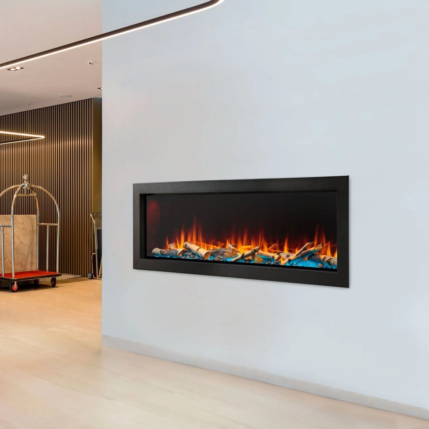 SimpliFire Forum Outdoor Electric Fireplace