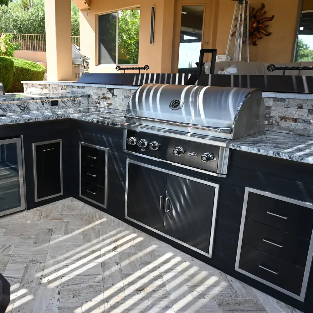 Wildfire Ranch Pro 42" Built-In Gas Grill in 304 Stainless Steel