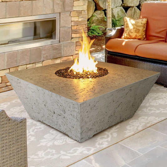 Grand Canyon Olympus Square Gas Fire Pit Table