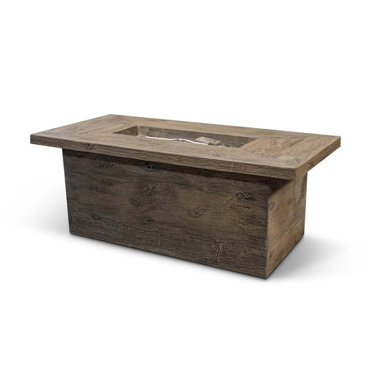 Outdoor Plus Grove Wood Grain Fire Table - 60"