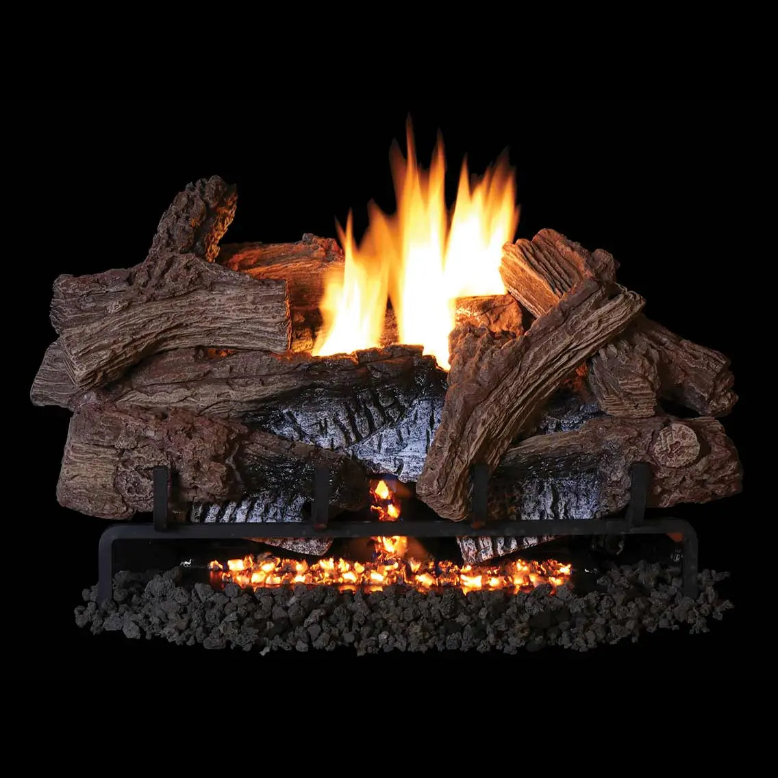 Superior Wild Timbers Triple-Flame Ventless Gas Log Set