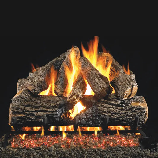 Peterson Real Fyre Charred Oak Vented Gas Log Set