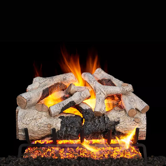Peterson Real Fyre Burnt Aspen Vented Gas Log Set