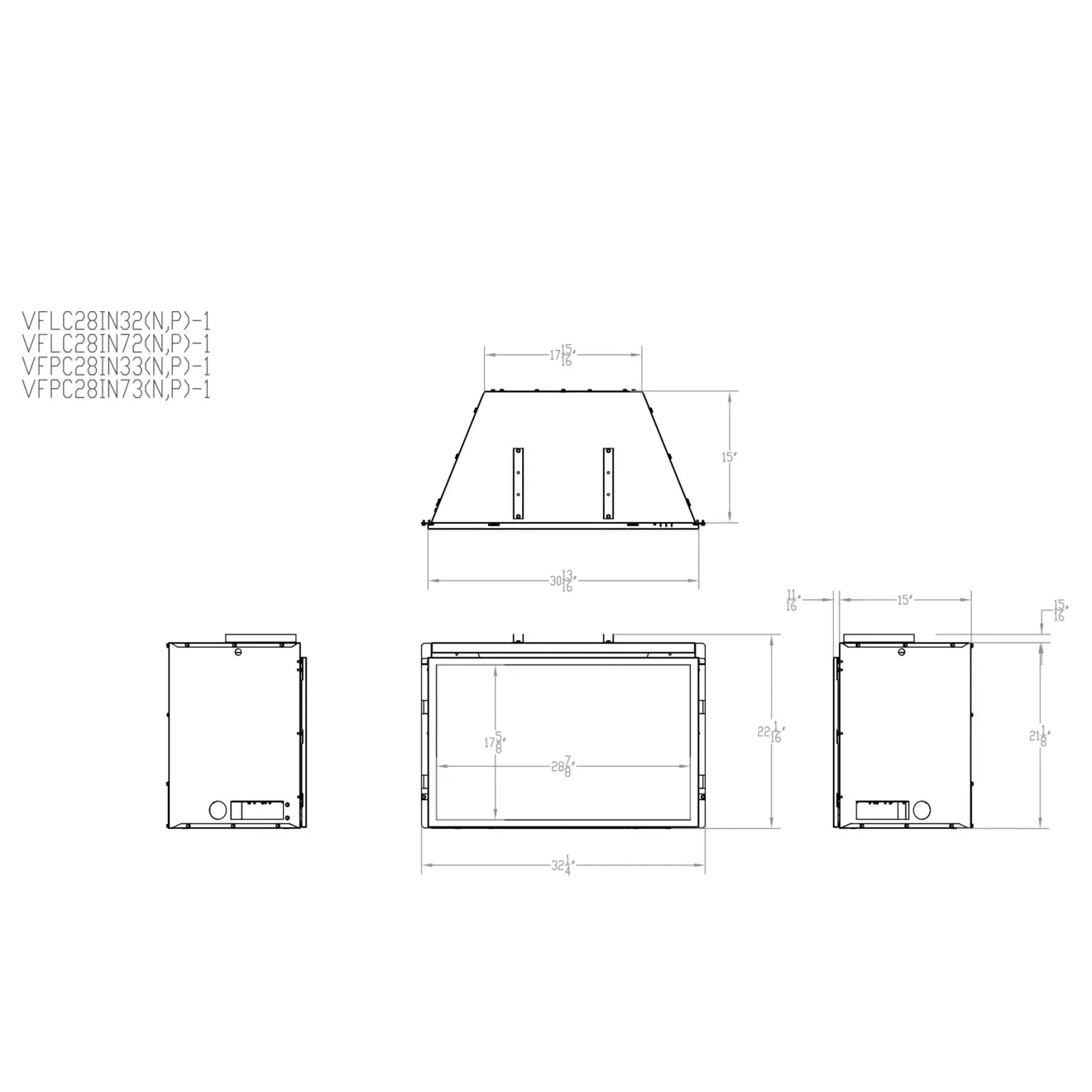 Empire Loft Medium Vent-Free Fireplace Insert