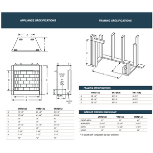 Superior VRT3132 Vent-Free Gas Firebox - 32 Superior VRT3132 Vent-Free Gas Firebox - 32