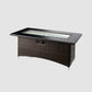 Outdoor GreatRoom Montego Linear Brown Fire Pit Table