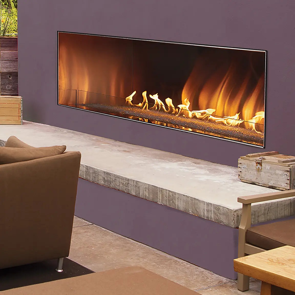 Empire Carol Rose Outdoor Linear Vent-Free Fireplace - 48"