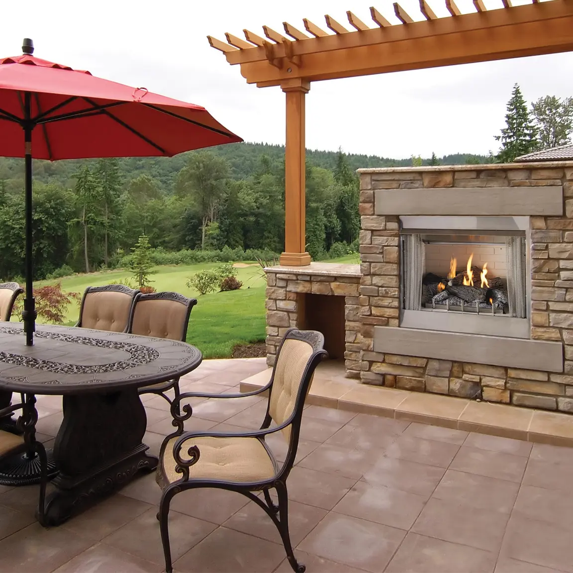 Empire Carol Rose Outdoor 36" Vent-Free Fireplace