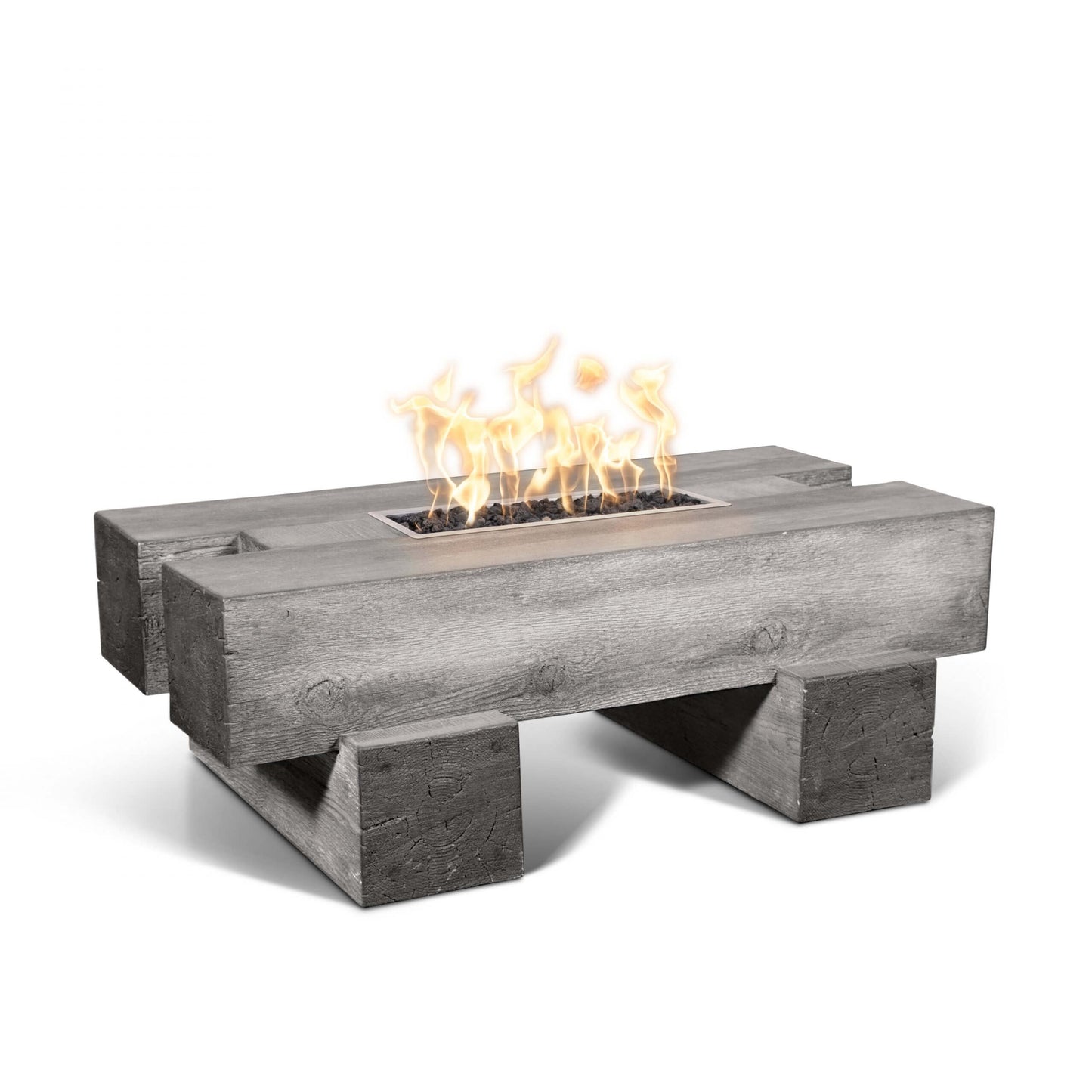 Outdoor Plus Palo Wood Grain Fire Pit